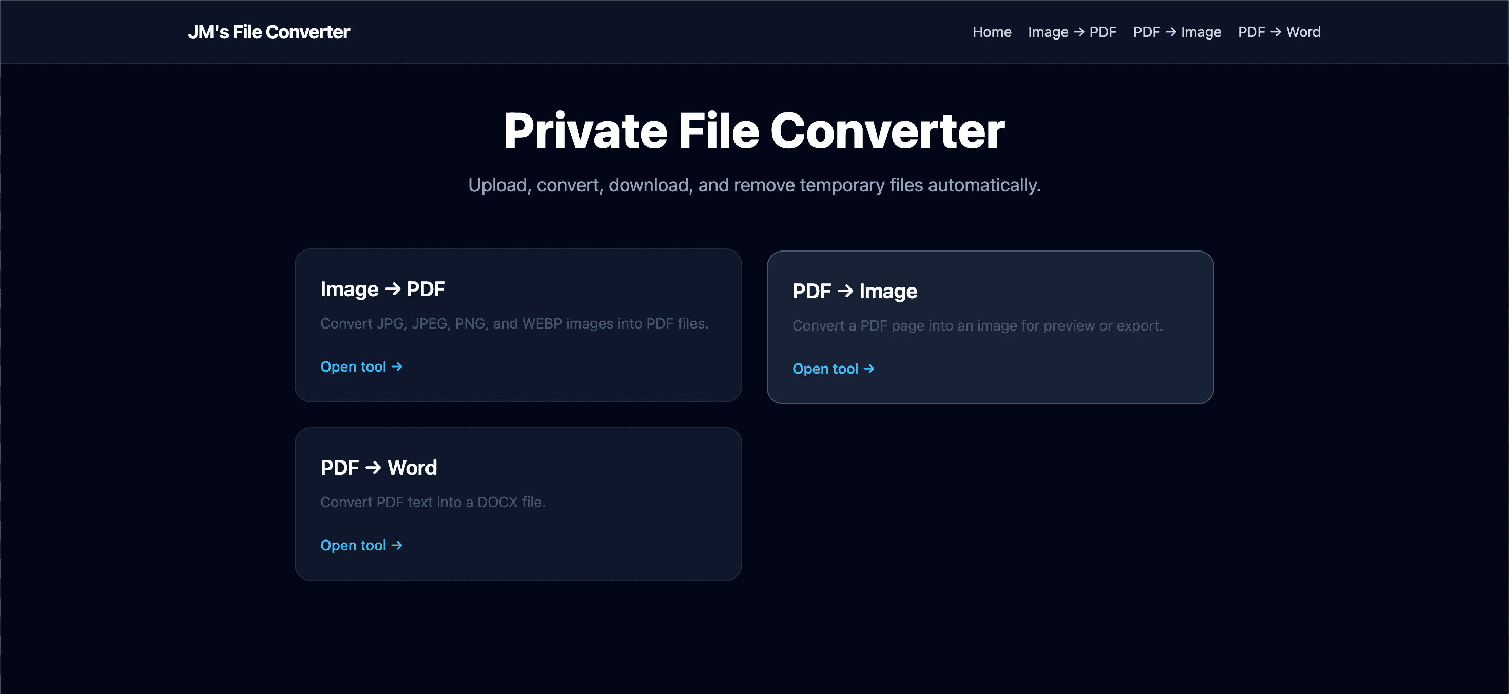 File Converter App project preview